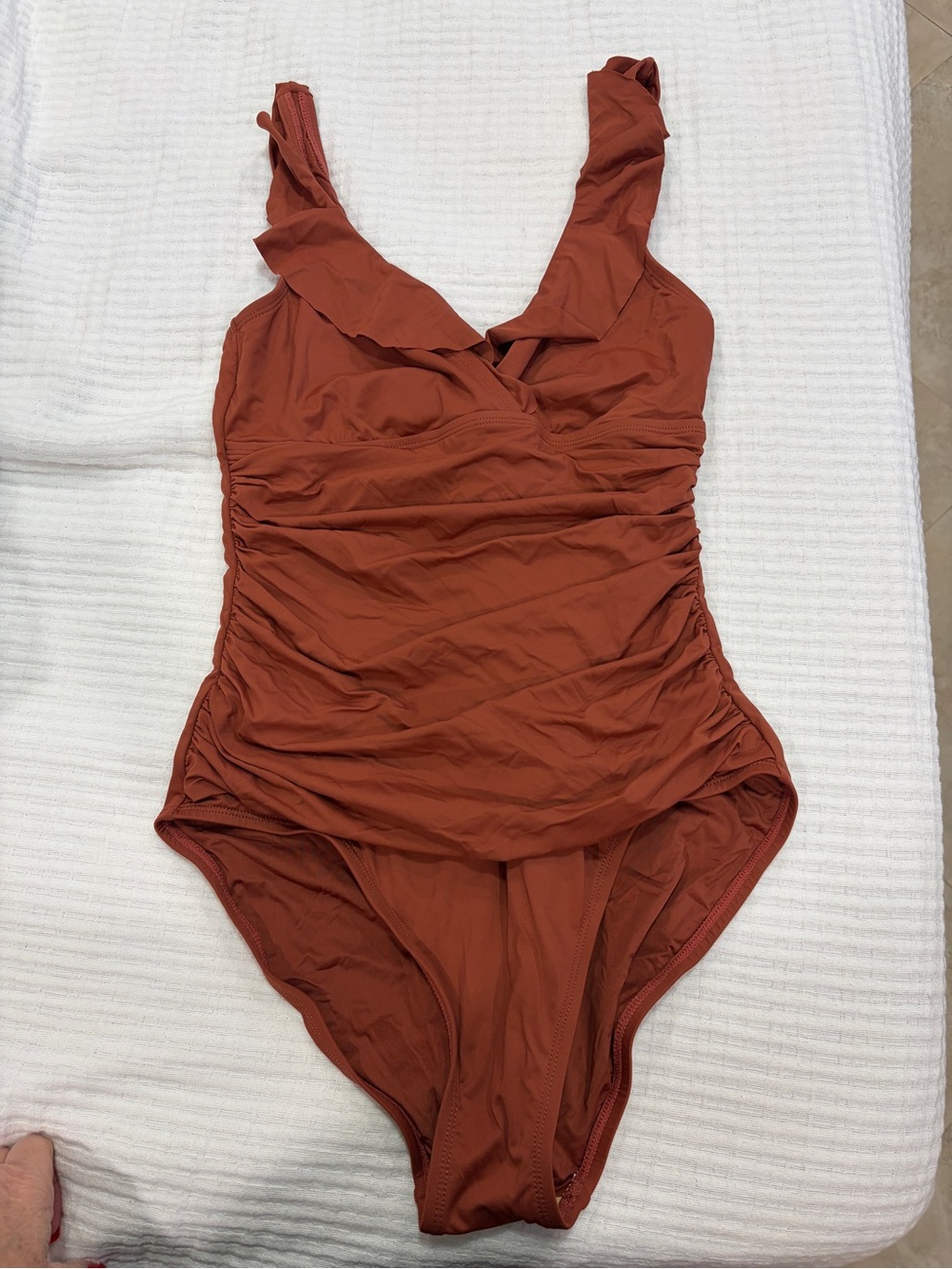 La Blanca Rust One-Piece Swimsuit